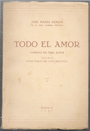 TODO EL AMOR - COMEDIA EN TRES ACTOS