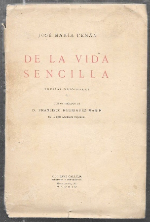 DE LA VIDA SENCILLA - POESIAS ORIGINALES