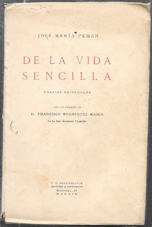 DE LA VIDA SENCILLA - POESIAS ORIGINALES