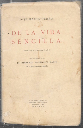 DE LA VIDA SENCILLA - POESIAS ORIGINALES