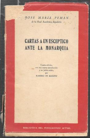 CARTAS A UN ESCEPTICO ANTE LA MONARQUIA