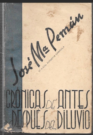 CRONICAS DE ANTES Y DESPUES DEL DILUVIO