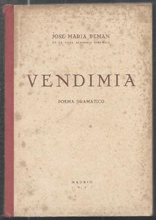 VENDIMIA - POEMA DRAMATICO