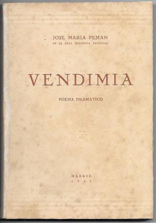 VENDIMIA - POEMA DRAMATICO