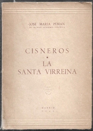 CISNEROS - LA SANTA VIRREINA