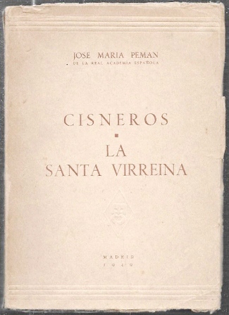 CISNEROS - LA SANTA VIRREINA