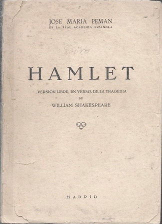 HAMLET - VERSION LIBRE EN VERSO DE LA TRAGEDIA DE W. SHAKESPEARE