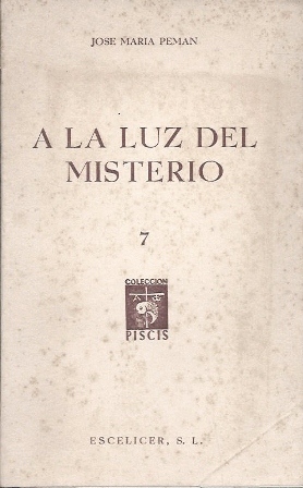 A LA LUZ DEL MISTERIO - COLECCIÓN PISCIS Nº 7