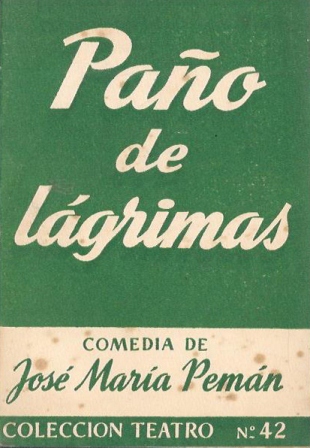 PAÑO DE LAGRIMAS  - COLECCION TEATRO Nº 42