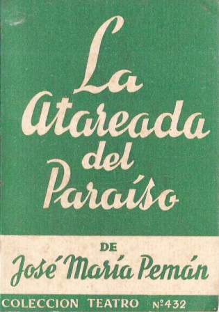 LA ATAREADA DEL PARAISO  - COLECCION TEATRO Nº 432