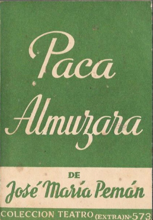 PACA ALMUZARA  - COLECCION TEATRO Nº 573