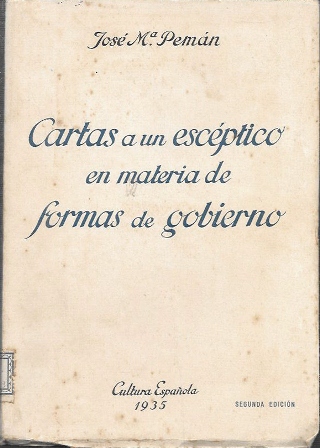 CARTAS A UN ESCEPTICO EN MATERIA DE FORMAS DE GOBIERNO