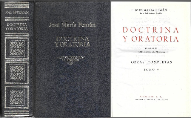 DOCTRINA Y ORATORIA OBRAS COMPLETAS TOMO V