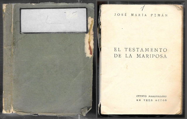EL TESTAMENTO DE LA MARIPOSA - CUENTO MARAVILLOSO EN TRES ACTOS
