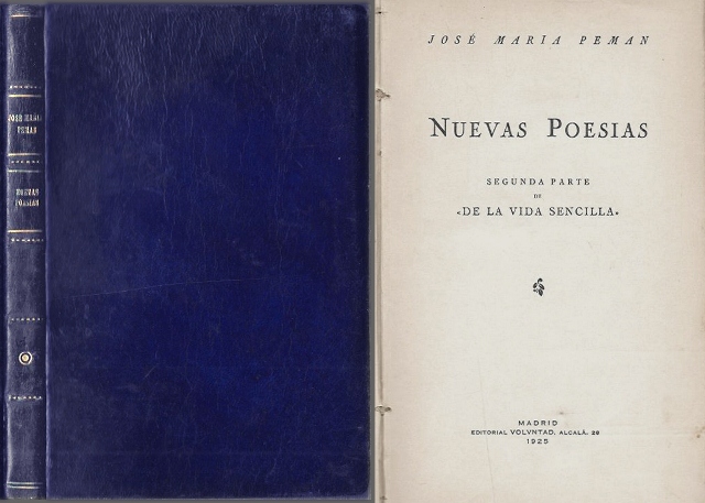 NUEVAS POESIAS - SEGUNDA PARTE DE LA "VIDA SENCILLA"