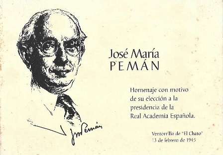J.M. PEMAN, HOMENAJE CON MOTIVO DE SU ELECCION A LA PRESIDENCIA DE LA REAL ACADEMIA DE CADIZ