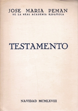 TESTAMENTO - NAVIDAD MCMLXVIII