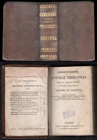 SACROSANCTIET ECUMENICICONCILII TRIDENTINI CANONES ET DECRETA