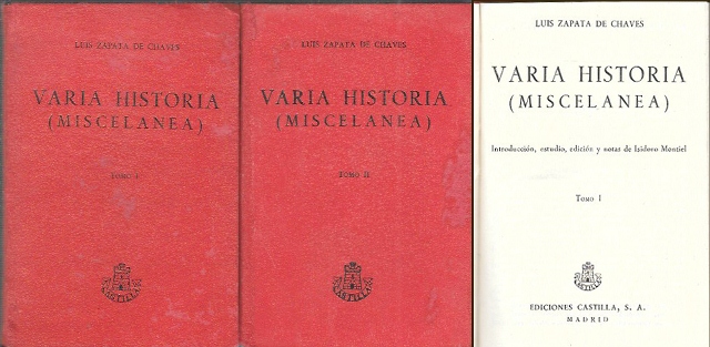 VARIA HISTORIA (MISCELANEA) TOMOS I Y II