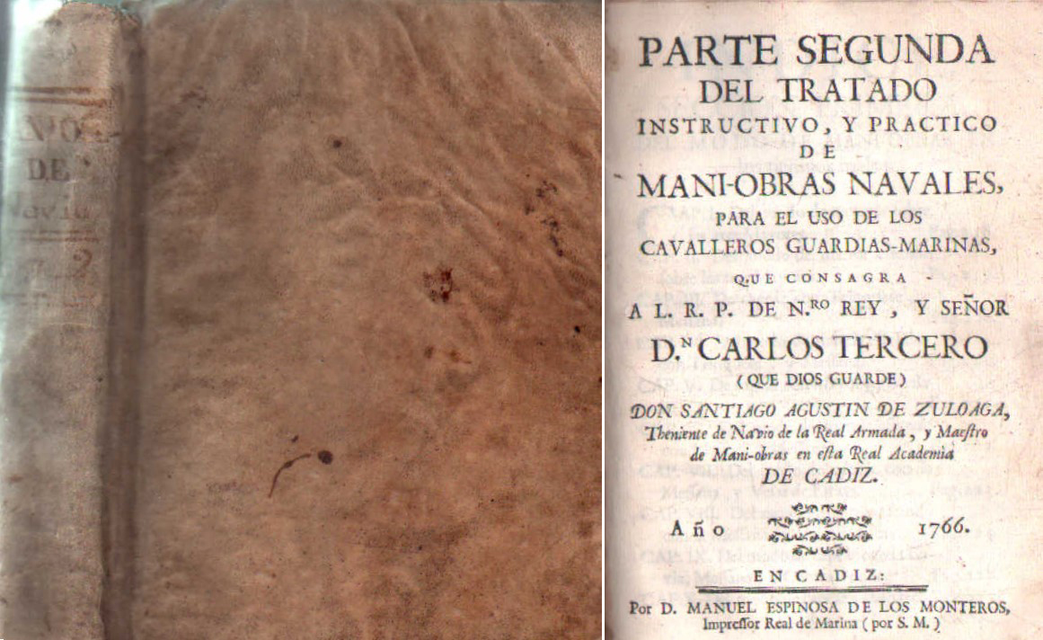 TRATADO DE MANI-OBRAS DE NAVIOS. DOS TOMOS EN UN VOLUMEN