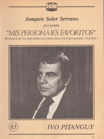 MIS PERSONAJES FAVORITOS DE A FONDO. IVO PITANGUY Nº 63