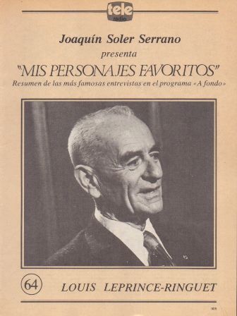 MIS PERSONAJES FAVORITOS DE A FONDO. LOUIS LEPRINCE-RINGUET Nº 64