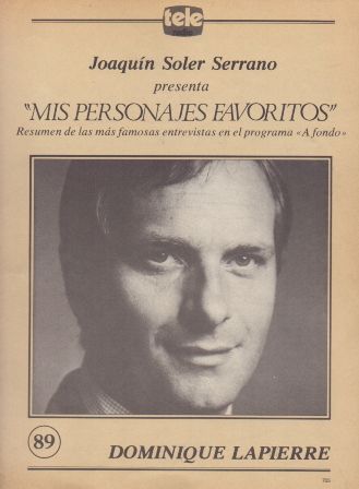 MIS PERSONAJES FAVORITOS DE A FONDO. DOMINIQUE LAPIERRE Nº 89
