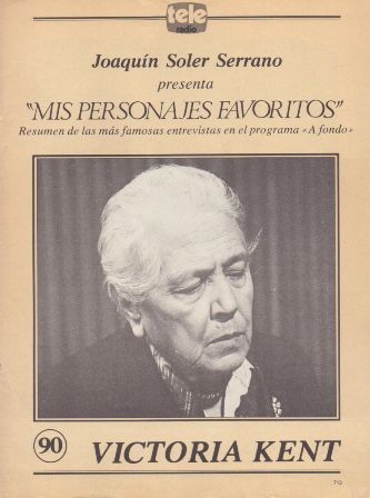 MIS PERSONAJES FAVORITOS DE A FONDO. VICTORIA KENT Nº 90