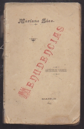MENUDENCIAS. ARTICULOS VARIOS.