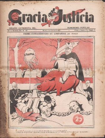 GRACIA Y JUSTICIA - AÑO V Nº 167 - MADRID 2 DE MARZO DE 1935
