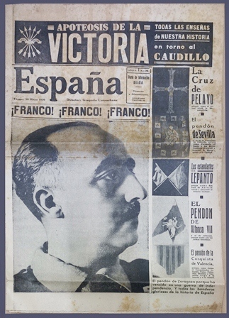 PERIODICO ESPAÑA APOTEOSIS DE LA VICTORIA  AÑO II Nº 178