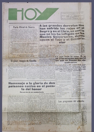 PERIODICO HOY AÑO VI Nº 1451 17 DE AGOSTO DE 1938