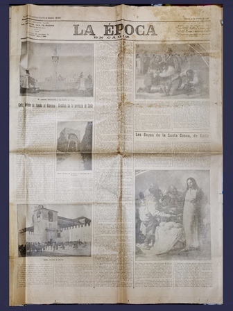 LA EPOCA EN CADIZ (SUPLEMENTO DE PERIODICO) 20 ENERO 1930