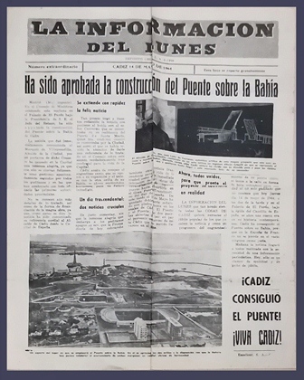 LA INFORMACION DEL LUNES - CADIZ 14 DE MAYO DE 1964 NUMERO EXTRAORDINARIO