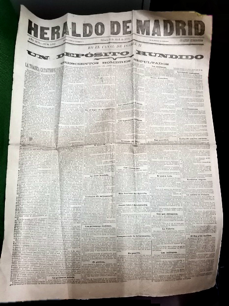 HERALDO DE MADRID - AÑO XVI Nº 5250 SABADO 8 ABRIL 1905