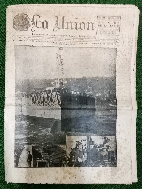 DIARIO GRAFICO LA UNION - AÑO XXI NUMERO 1588 SEVILLA MARZO 1939