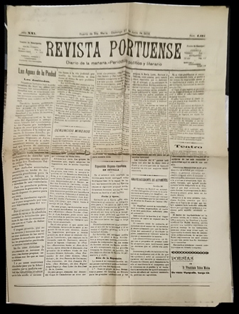 REVISTA PORTUENSE DIARIO DE LA MAÑANA - AÑO XXI - 27-6-1909 Nº 6481