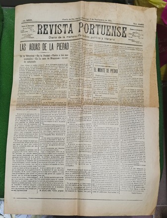 REVISTA PORTUENSE DIARIO DE LA MAÑANA - AÑO XXII - 18-3-1909 Nº 6395
