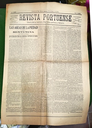 REVISTA PORTUENSE DIARIO DE LA MAÑANA - AÑO XXI - 13-3-1909 Nº 6391