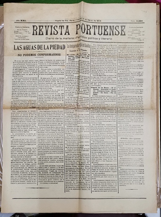 REVISTA PORTUENSE DIARIO DE LA MAÑANA - AÑO XXI - 12-3-1909 Nº 6390