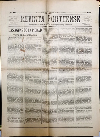 REVISTA PORTUENSE DIARIO DE LA MAÑANA - AÑO XXI - 6-3-1909 Nº 6385