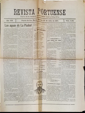 REVISTA PORTUENSE DIARIO DE LA MAÑANA - AÑO XIX - 23-7-1907 Nº 5881