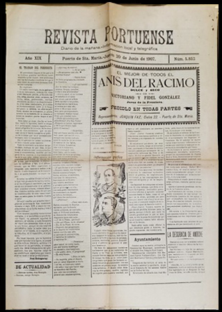 REVISTA PORTUENSE DIARIO DE LA MAÑANA - AÑO XIX - 20-6-1907 Nº 5852