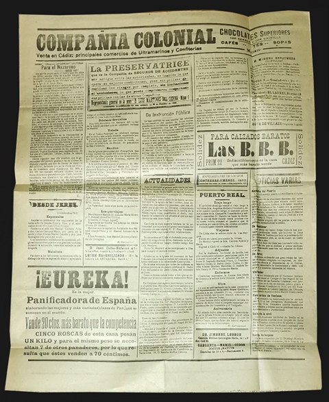 DIARIO DE CADIZ (4 PAG.) SUPLEMENTO AL Nº MARTES 11 DICIEMBRE 1917