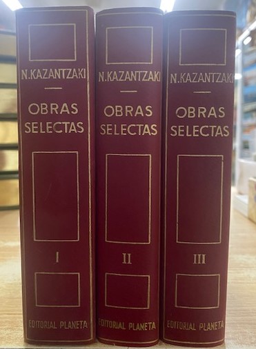 N. KAZANTAKI, OBRAS SELECTAS (3 TOMOS)