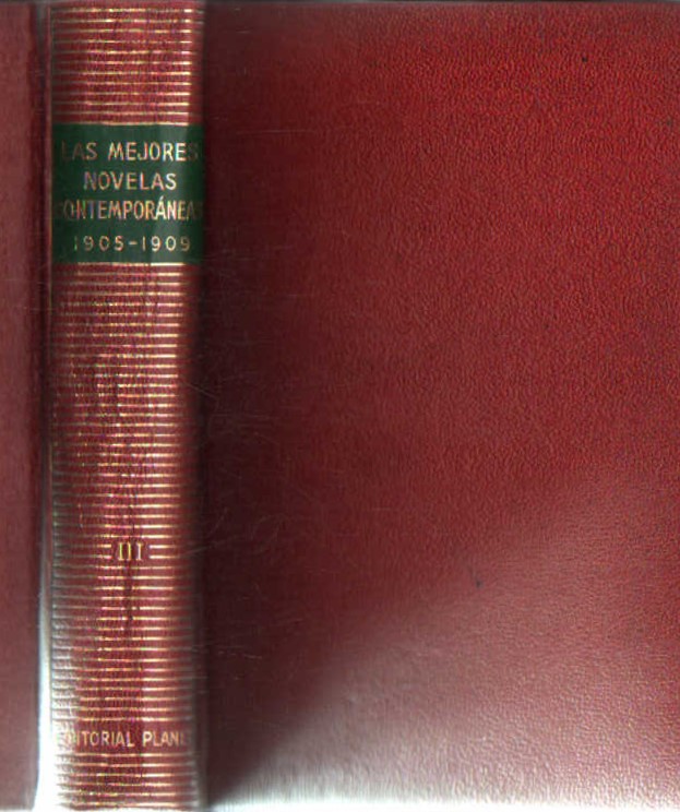 LAS MEJORES NOVELAS CONTEMPORANEAS, 1905-1909. TOMO III.