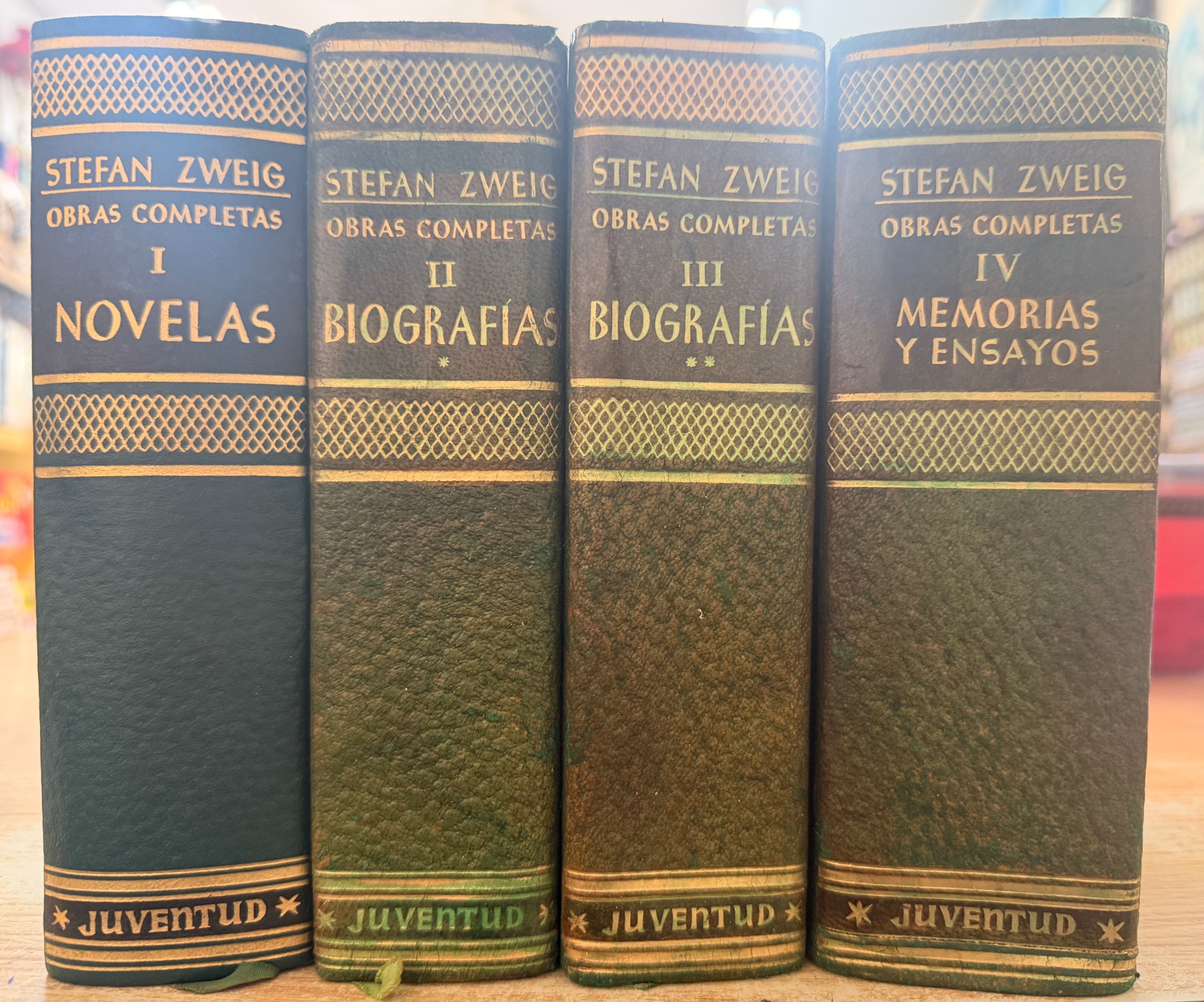 STEFAN ZWEIG, OBRAS COMPLETAS (4 TOMOS)
