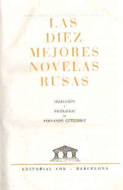 LAS 10 MEJORES NOVELAS RUSAS.
