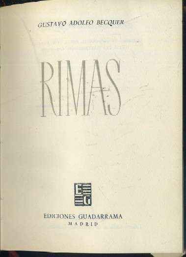 RIMAS DE GUSTAVO ADOLFO BECQUER