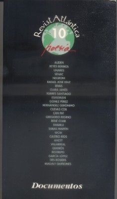 REVISTA ATLANTICA. POESIA Nº 10. DOCUMENTOS.